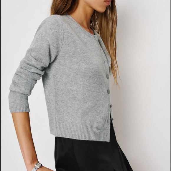 Reformation Clara cashmere crew cardigan - Picture 3 of 6